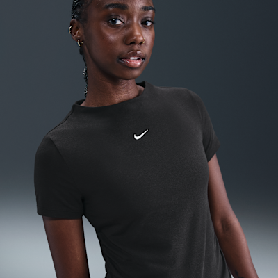 Nike Sportswear Chill Knit Women's Tight Short-Sleeve Mock
